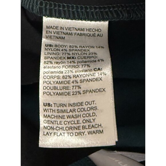 Chicos Snake Print Pull On Pants~Size 00 (XS/2)~Green Black Reptile Look L10 35 - Picture 11 of 11